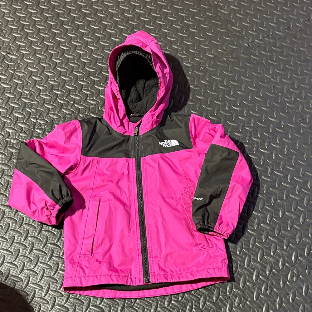 The North Face Pink and Black Kids' Jacket